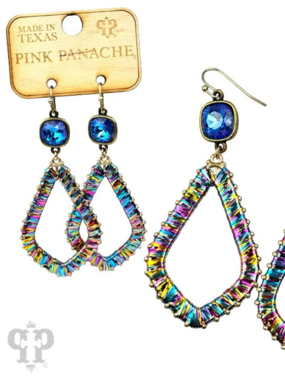 Tinsel Wrapped Earrings